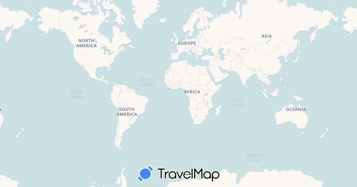 TravelMap itinerary: driving, bus, plane, cycling, train, hiking, boat, hitchhiking, motorbike in United Arab Emirates, Armenia, Azerbaijan, Bangladesh, Germany, Georgia, Indonesia, India, Iran, Kazakhstan, Laos, Lithuania, Latvia, Myanmar (Burma), Malaysia, Netherlands, Nepal, Oman, Poland, Russia, Singapore, Thailand, East Timor (Asia, Europe)